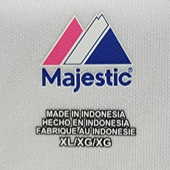 MLB Majestic Pink White Boston Red Sox Short Sleeve Baseball Jersey - XL - Picture 11 of 12